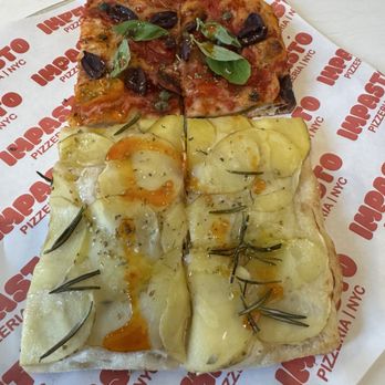 Impasto - Tomato Olive & Rosemary Potato slices - Pizza Near Me - Brooklyn, New York