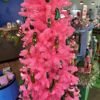 The Pickle Factory - Pickle decorated Christmas tree - Grocery Near Me - Jacksonville, Florida The Pickle Factory - Pickle decorated Christmas tree - Grocery Near Me - Jacksonville, Florida