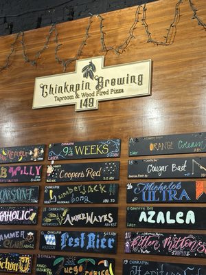 Menu photo 1 Chinkapin Brewing Georgetown, KY