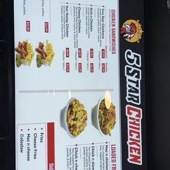 Five Star Chicken - Menu - Chicken Shop Near Me - Vallejo, California