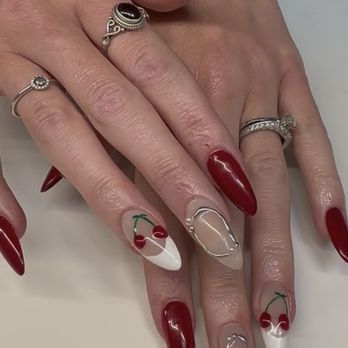Bunny Gloss Nails - summer cherry gel-x set - Nail Technicians Near Me - Sacramento, California Bunny Gloss Nails - summer cherry gel-x set - Nail Technicians Near Me - Sacramento, California