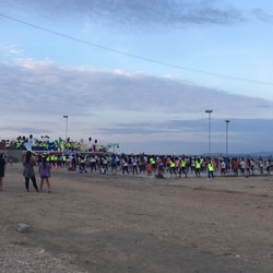 Poro Point Baywalk - Open space with stage