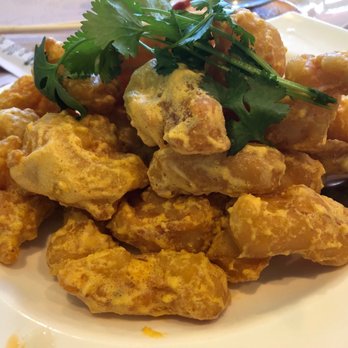 Hubei Restaurant - Hubei shrimp with yams... bland but crunchy - Chinese Near Me - Millbrae, California