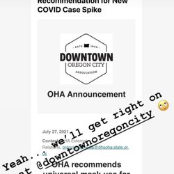 Oregon City Records - This business is not concerned about the health of their customers or community.