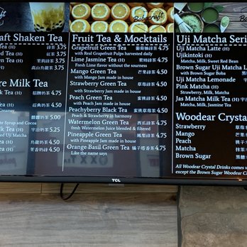 Bobacraft Cafe - Menu p.1 - Shaken Teas, Signature Milk Teas, Fruit Teas & Mocktails, Uji Matcha Series, Woodear Crystal Drinks (December 2021) - Bubble Tea Near Me - Alhambra, California Bobacraft Cafe - Menu p.1 - Shaken Teas, Signature Milk Teas, Fruit Teas & Mocktails, Uji Matcha Series, Woodear Crystal Drinks (December 2021) - Bubble Tea Near Me - Alhambra, California