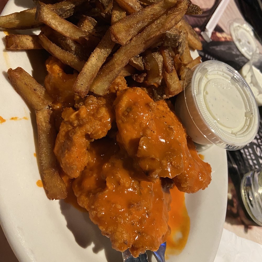Brook Restaurant & Bar - Buffalo Tenders half order - American Near Me - Tulsa, Oklahoma Brook Restaurant & Bar - Buffalo Tenders half order - American Near Me - Tulsa, Oklahoma
