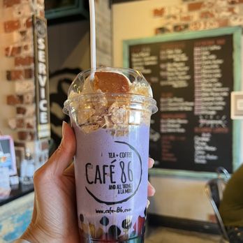 Cafe 86 - Upside down halo halo - Desserts Near Me - Artesia, California