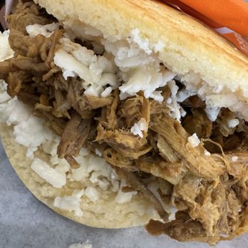 Mecatos Bakery & Café - Beef arepa - YUM! - Bakeries Near Me - Apopka, Florida