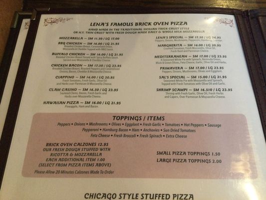Menu photo 6 Lena's Restaurant & Banquet South Windsor, CT Menu photo 6 Lena's Restaurant & Banquet South Windsor, CT