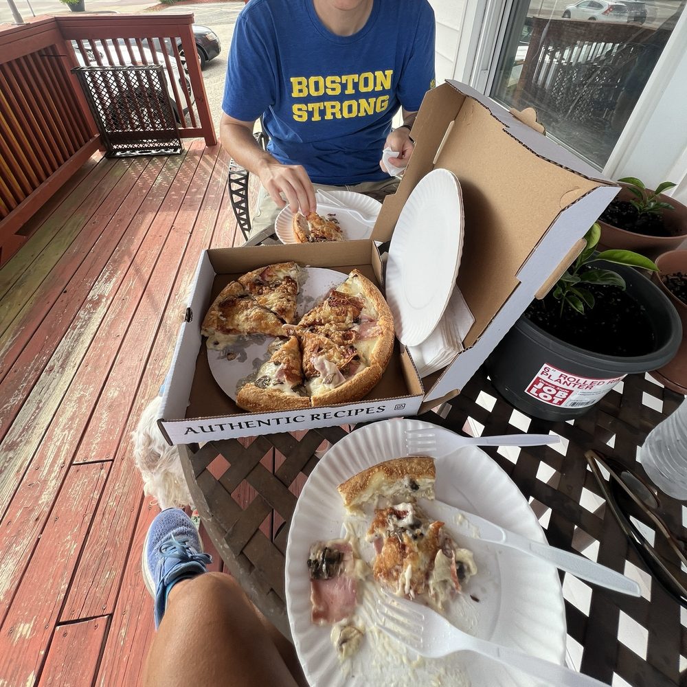 Dairy Express - small carbonara pizza - Pizza Near Me - Oxford, Massachusetts