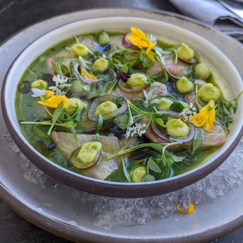 Solbar - Hamachi starter - New American Near Me - Calistoga, California