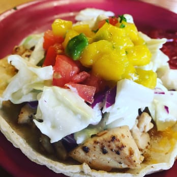 Coconuts Fish Cafe - Chicken taco with 17 ingredients, messy but flavorful! - Seafood Near Me - Kihei, Hawaii Coconuts Fish Cafe - Chicken taco with 17 ingredients, messy but flavorful! - Seafood Near Me - Kihei, Hawaii