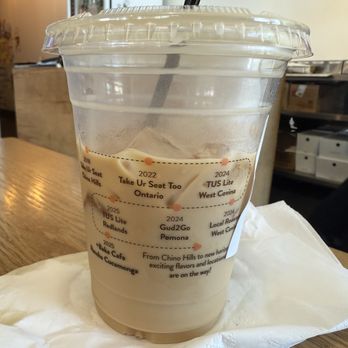 Take Ur Seat - 16 oz. Iced Pandan Latte with Palm Sugar - Breakfast & Brunch Near Me - Chino Hills, California Take Ur Seat - 16 oz. Iced Pandan Latte with Palm Sugar - Breakfast & Brunch Near Me - Chino Hills, California