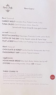 Menu photo 3 First & Oak Solvang, CA Menu photo 3 First & Oak Solvang, CA