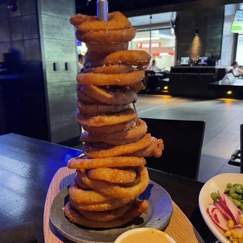 Yard House - Onion Ring Tower** - New American Near Me - Indianapolis, Indiana Yard House - Onion Ring Tower** - New American Near Me - Indianapolis, Indiana