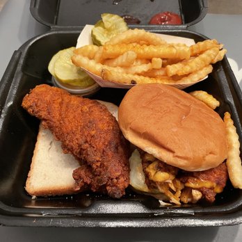 Dave's Hot Chicken - Tenders are good size. - Chicken Shop Near Me - Naperville, Illinois