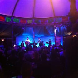 Spiegeltent - Listening to James Grant