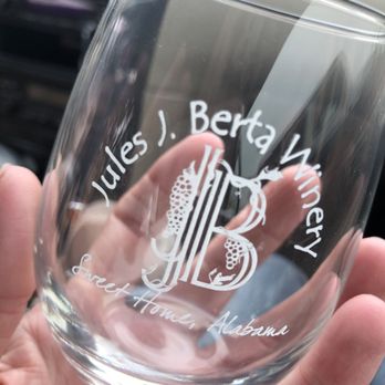 Jules J Berta Vineyards - Love the shape of the glasses! - Wineries Near Me - Albertville, Alabama Jules J Berta Vineyards - Love the shape of the glasses! - Wineries Near Me - Albertville, Alabama