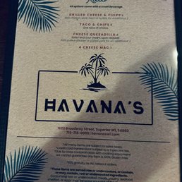 Kids menu Kids menu