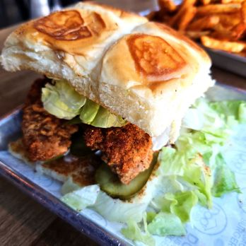 Dog Haus Biergarten - Bandera Oaks - Hot Bad Mutha Clucka - Burgers Near Me - San Antonio, Texas Dog Haus Biergarten - Bandera Oaks - Hot Bad Mutha Clucka - Burgers Near Me - San Antonio, Texas