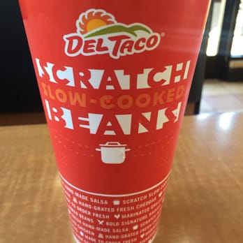Del Taco - Iced tea on a hot day - Mexican Near Me - Menifee, California