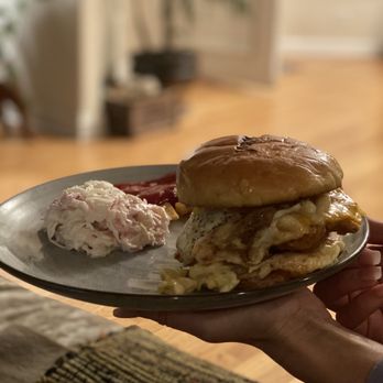 Backroads Burger & Bar - 3AM Burger with Mac Daddy add on #Whaaaat! - Burgers Near Me - Plainfield, Illinois