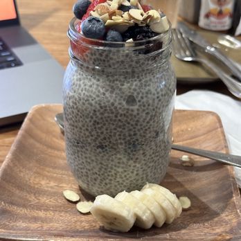 Eight AM - Soy vanilla chia pudding - New American Near Me - San Francisco, California Eight AM - Soy vanilla chia pudding - New American Near Me - San Francisco, California