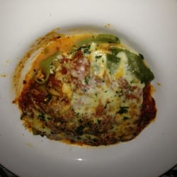 Andiamo Livonia - Delicious manicotti with baked mozzarella added on top. A little salty, but super good.