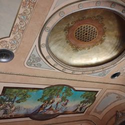 Historic Palace Theater - The ceiling from sitting up in the balcony
