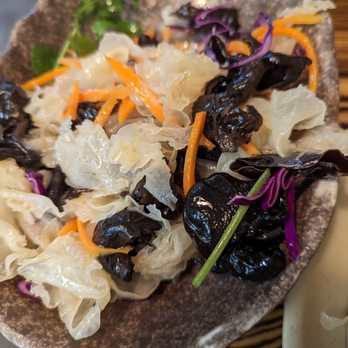 Dumpling Hours - Wood ear appetizer is crunchy and tangy - Dim Sum Near Me - Walnut Creek, California Dumpling Hours - Wood ear appetizer is crunchy and tangy - Dim Sum Near Me - Walnut Creek, California