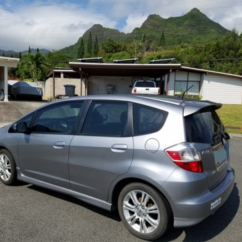 Tint By Koa - Got my wife's Honda Fit tinted with 35% ceramic. Looks great! - Home Window Tinting Near Me - Kaneohe, Hawaii