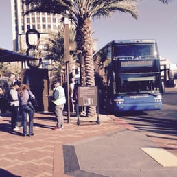 Easy to find- bright blue bus parks at curb, gate #8. LOOK at LED sign on bus on front. LA to SF or LA to Las Vegas... Easy to find- bright blue bus parks at curb, gate #8. LOOK at LED sign on bus on front. LA to SF or LA to Las Vegas...
