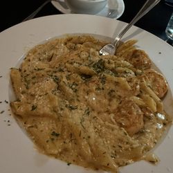 Ribeyes - Shrimp Alfredo