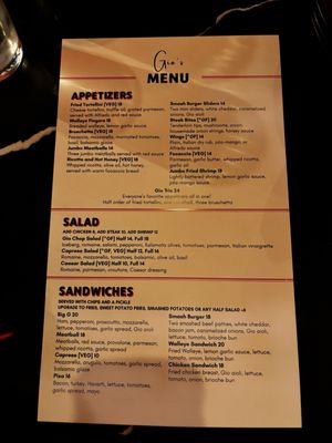 Menu photo 2 Gio's Stillwater, MN