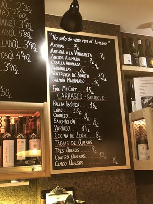 Menu photo 4 Cork Bilbao, BI Menu photo 4 Cork Bilbao, BI