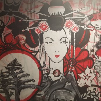 Ramen Tatsu-Ya - Women's Bathroom Art - Ramen Near Me - Austin, Texas Ramen Tatsu-Ya - Women's Bathroom Art - Ramen Near Me - Austin, Texas