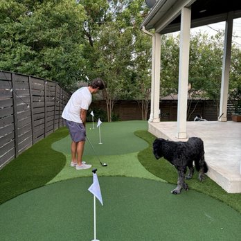 LawnPop - Backyard putting green - Artificial Turf Near Me - Austin, Texas