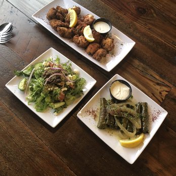 Olea - Amazing Warm Grape Leaves and Cauliflower! Along with a Half Greek Salad. - Mediterranean Near Me - Fayetteville, North Carolina Olea - Amazing Warm Grape Leaves and Cauliflower! Along with a Half Greek Salad. - Mediterranean Near Me - Fayetteville, North Carolina