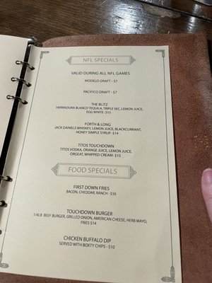 Menu photo 2 The Field Irish Pub San Diego, CA Menu photo 2 The Field Irish Pub San Diego, CA