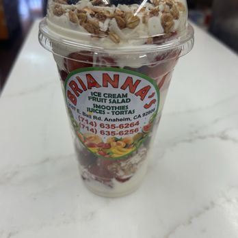 Brianna's Ice Cream - Strawberries and Cream - Ice Cream & Frozen Yogurt Near Me - Anaheim, California Brianna's Ice Cream - Strawberries and Cream - Ice Cream & Frozen Yogurt Near Me - Anaheim, California