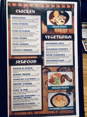 Menu photo 3 El Puerto Mexican Grill & Bar Clinton, MO