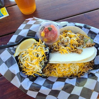 Hook’d Pier Bar & Grill - Jerk chicken tacos. - New American Near Me - Panama City Beach, Florida Hook’d Pier Bar & Grill - Jerk chicken tacos. - New American Near Me - Panama City Beach, Florida