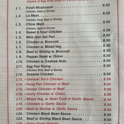 Dragon City - Lunch special menu