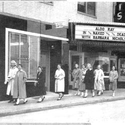 Lewis Theatre - 1959 Greenbrier College for Women students leaving the Lewis