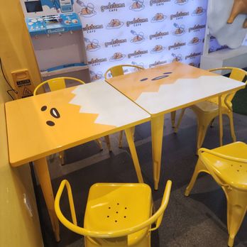 Gudetama Cafe - Seating - Cafes Near Me - Buena Park, California