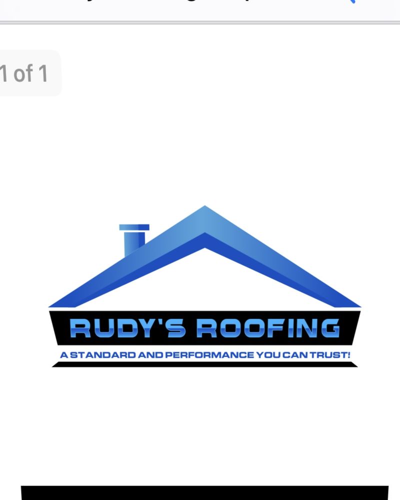 Slide of Rudy’s roofing