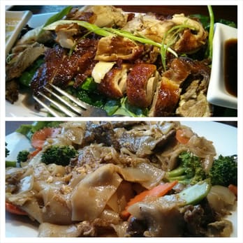 Green Mango Thai - Their special duck dish and pad see ew with beef - Thai Near Me - Rancho Cucamonga, California Green Mango Thai - Their special duck dish and pad see ew with beef - Thai Near Me - Rancho Cucamonga, California