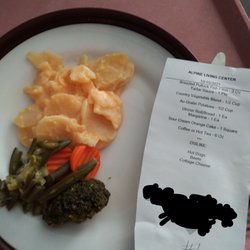 Thornton Care Center - What she orders and this is all she got. No drink and she didn't even
