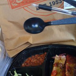 Bill Miller BBQ - Bill Miller BBQ= great food, always large quantity of food but they serve an odd set of silverware ,