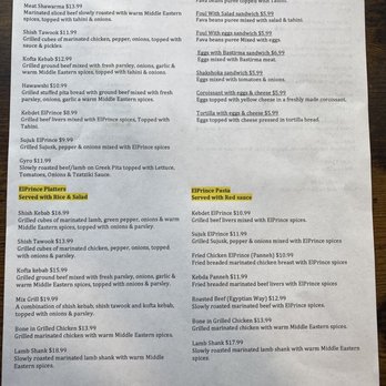 El Prince Restaurant - Menu - Mediterranean Near Me - Wesley Chapel, Florida